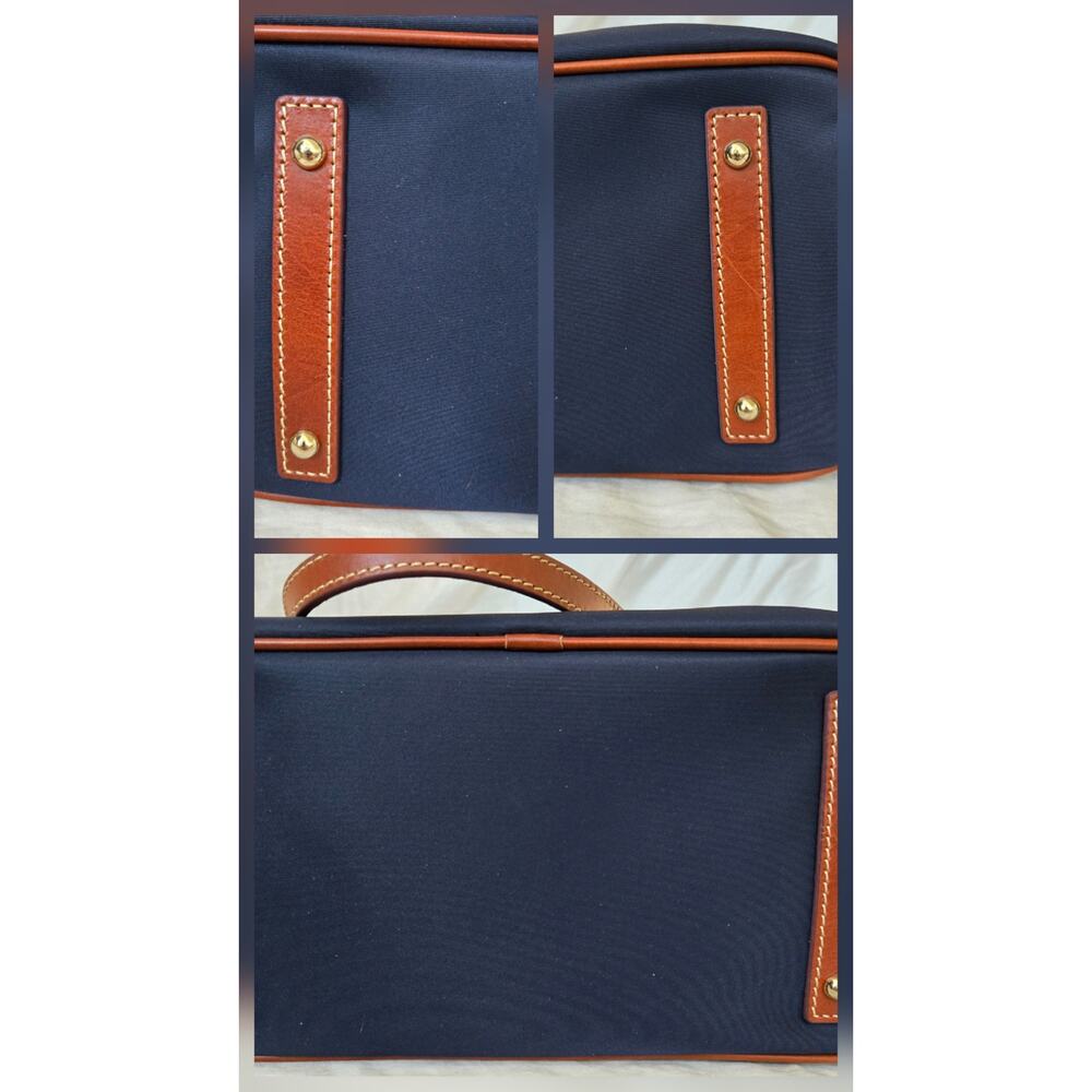 NWT Dooney & Bourke Navy NY Yankees Top Zip Tote w/ID Holder Leather Straps - Picture 11 of 16